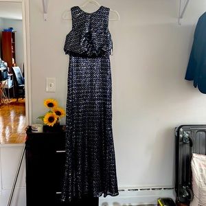 Sequined Long Formal Dress